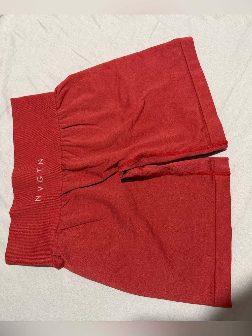NVGTN Crimson High-Rise Biker Shorts